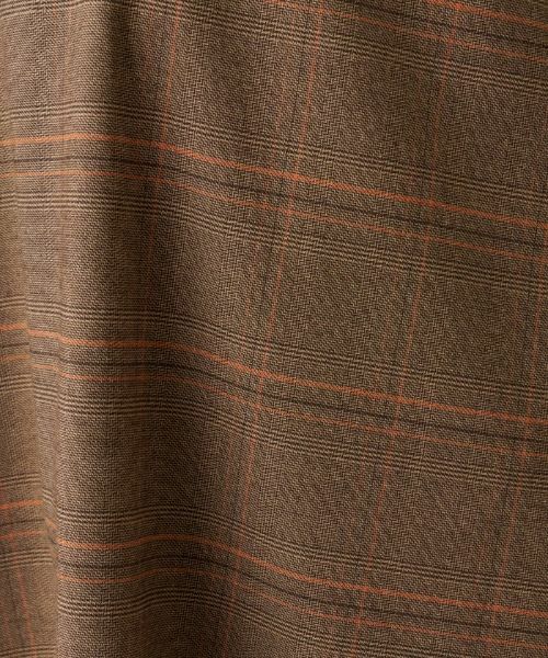 Leilian / レリアン ロング・マキシ丈ワンピース | チェックVネックジャンパースカート | 詳細11