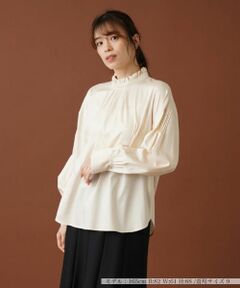 Leilian / レリアン シャツ・ブラウス | フリルカラーブラウス