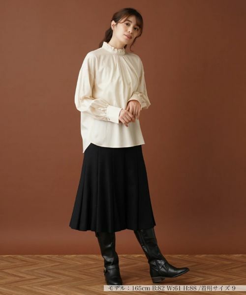 Leilian / レリアン シャツ・ブラウス | フリルカラーブラウス | 詳細1