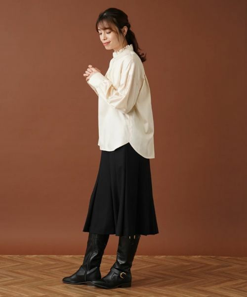 Leilian / レリアン シャツ・ブラウス | フリルカラーブラウス | 詳細2