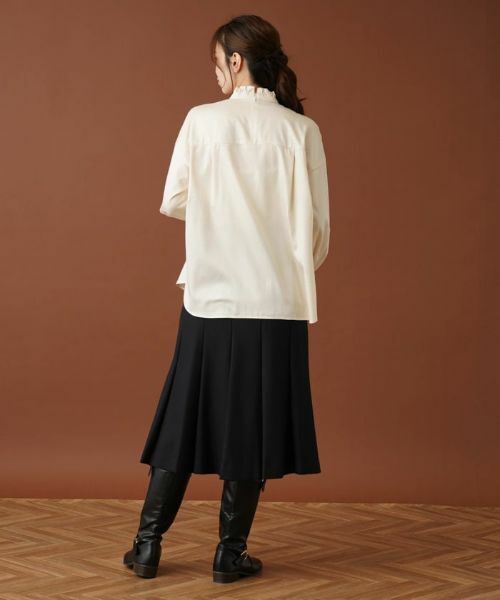 Leilian / レリアン シャツ・ブラウス | フリルカラーブラウス | 詳細3