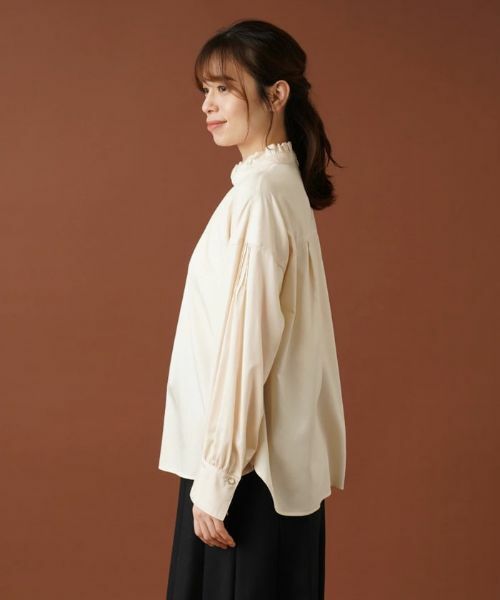 Leilian / レリアン シャツ・ブラウス | フリルカラーブラウス | 詳細6