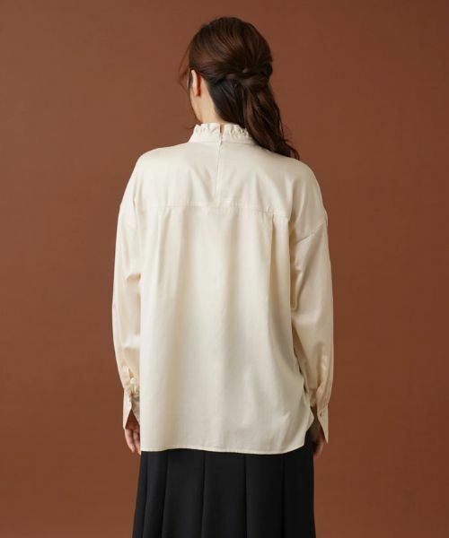 Leilian / レリアン シャツ・ブラウス | フリルカラーブラウス | 詳細7