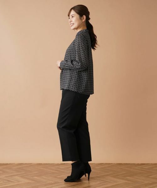 Leilian / レリアン シャツ・ブラウス | ジオメトリックプリントブラウス | 詳細15