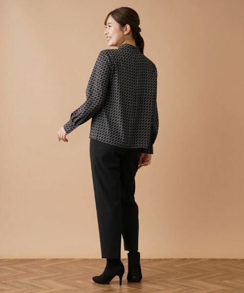 Leilian / レリアン シャツ・ブラウス | ジオメトリックプリントブラウス | 詳細16