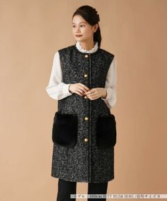 Leilian / レリアン テーラードジャケット | ファンシーツイードジレ