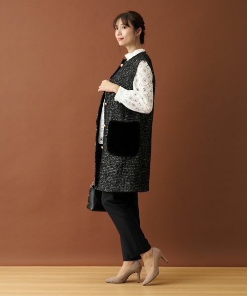 Leilian / レリアン テーラードジャケット | ファンシーツイードジレ | 詳細15