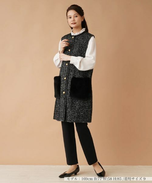 Leilian / レリアン テーラードジャケット | ファンシーツイードジレ | 詳細18