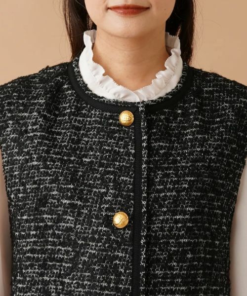 Leilian / レリアン テーラードジャケット | ファンシーツイードジレ | 詳細24