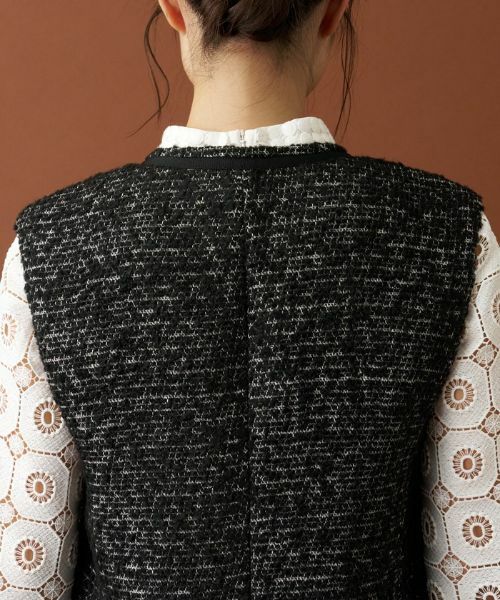 Leilian / レリアン テーラードジャケット | ファンシーツイードジレ | 詳細8