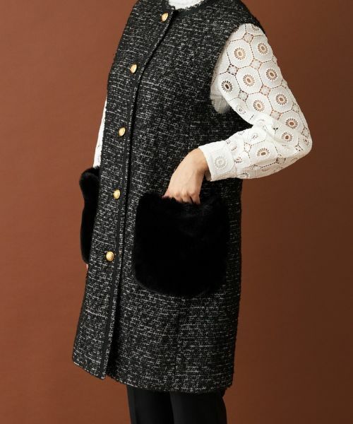 Leilian / レリアン テーラードジャケット | ファンシーツイードジレ | 詳細9