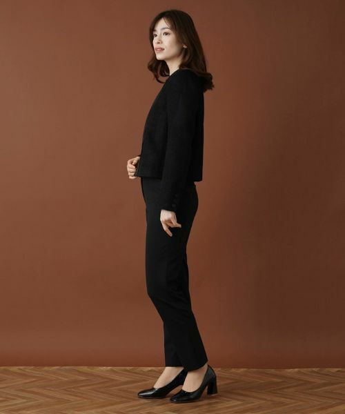 Leilian / レリアン テーラードジャケット | ツイードノーカラージャケット【セレモニー】 | 詳細2