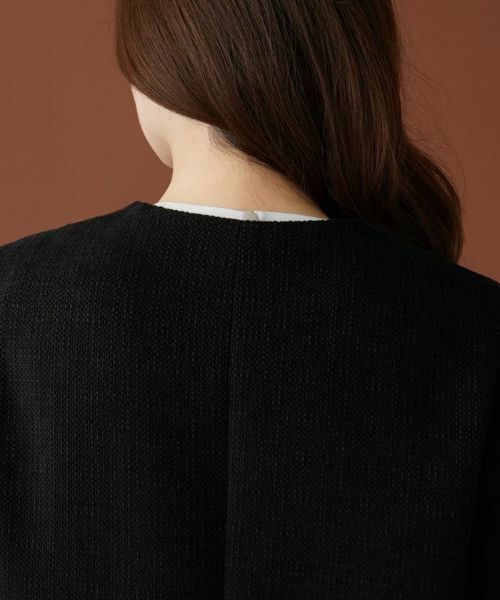 Leilian / レリアン テーラードジャケット | ツイードノーカラージャケット【セレモニー】 | 詳細8