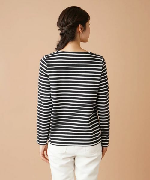 Leilian / レリアン カットソー | ラメボーダーカットソー【MUSE BY ROCHAS Premiere】 | 詳細6