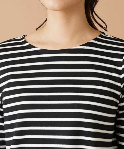 Leilian / レリアン カットソー | ラメボーダーカットソー【MUSE BY ROCHAS Premiere】 | 詳細7