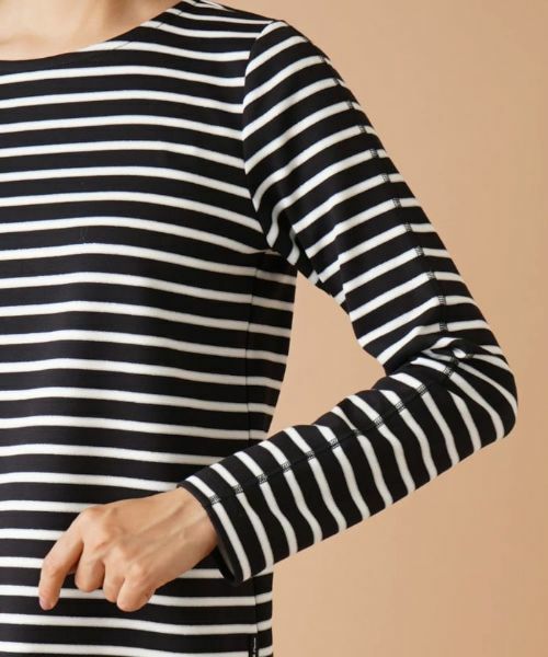 Leilian / レリアン カットソー | ラメボーダーカットソー【MUSE BY ROCHAS Premiere】 | 詳細9