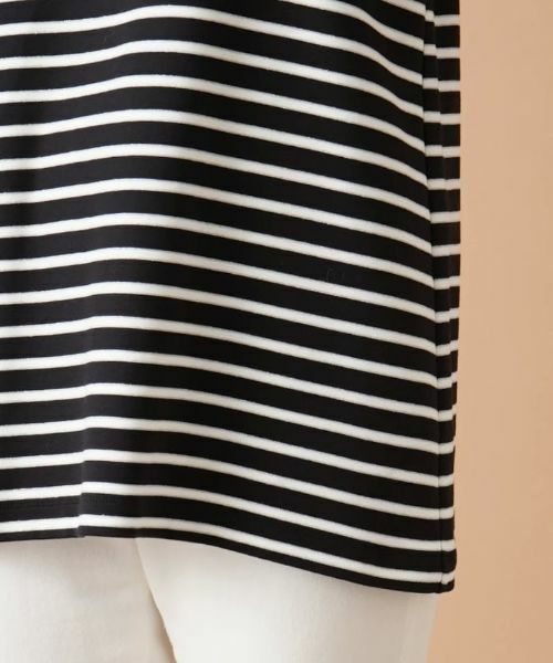 Leilian / レリアン カットソー | ラメボーダーラグランカットソー【MUSE BY ROCHAS Premiere】 | 詳細11