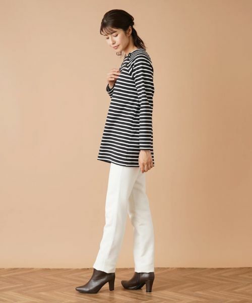 Leilian / レリアン カットソー | ラメボーダーラグランカットソー【MUSE BY ROCHAS Premiere】 | 詳細2