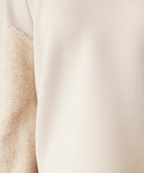 Leilian / レリアン スウェット | 袖切替ハイネックプルオーバー | 詳細17