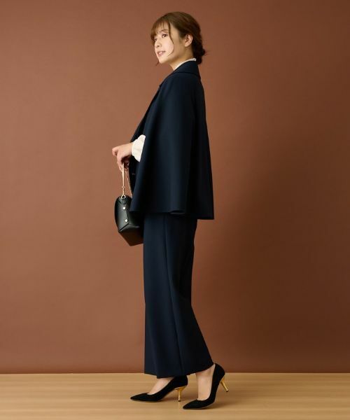 Leilian / レリアン テーラードジャケット | ケープ風ダブルジャケット | 詳細2