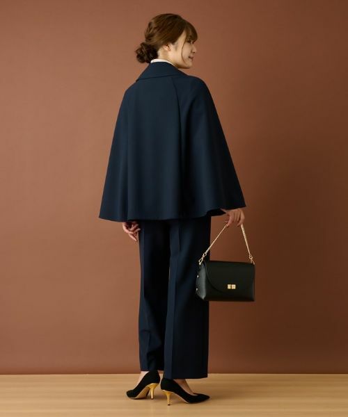 Leilian / レリアン テーラードジャケット | ケープ風ダブルジャケット | 詳細3