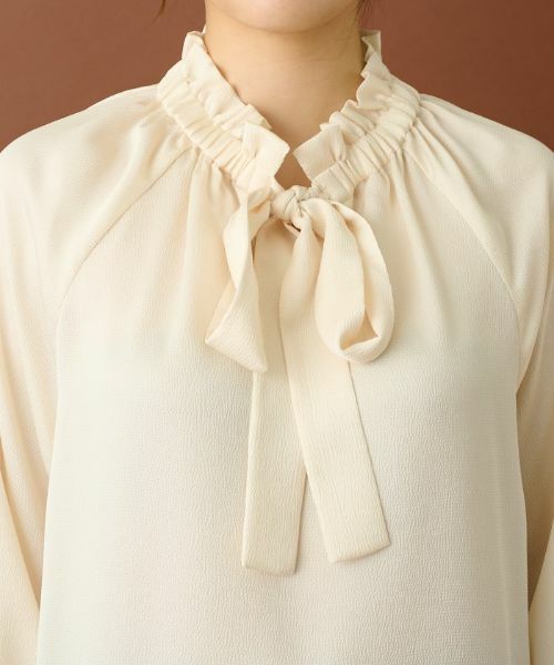 Leilian / レリアン シャツ・ブラウス | リボンフリルブラウス | 詳細5