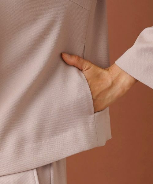 Leilian / レリアン テーラードジャケット | フリルノーカラージャケット | 詳細11