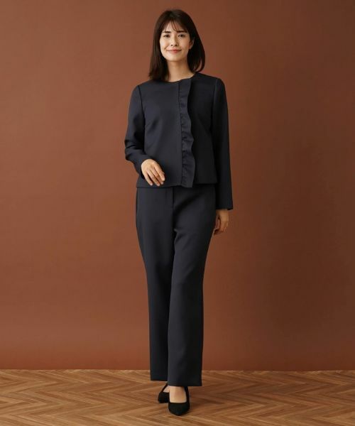 Leilian / レリアン テーラードジャケット | フリルノーカラージャケット | 詳細15