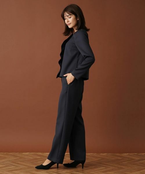 Leilian / レリアン テーラードジャケット | フリルノーカラージャケット | 詳細16