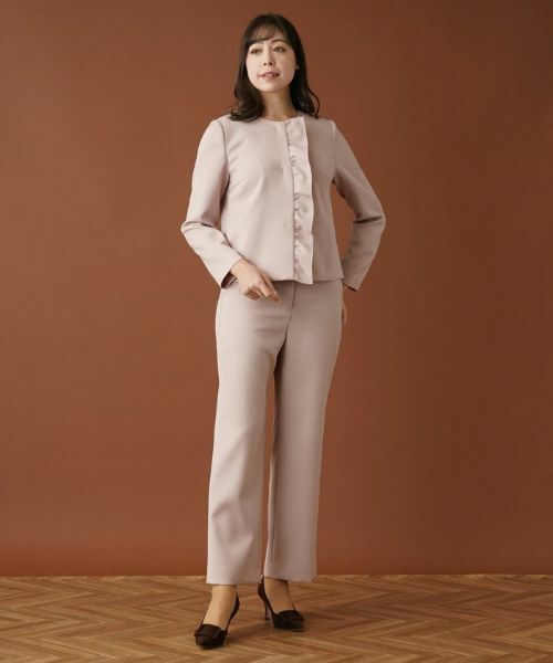 Leilian / レリアン テーラードジャケット | フリルノーカラージャケット | 詳細20