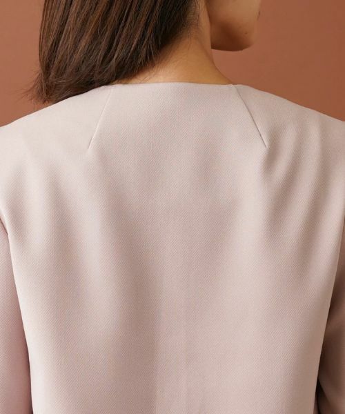 Leilian / レリアン テーラードジャケット | フリルノーカラージャケット | 詳細9