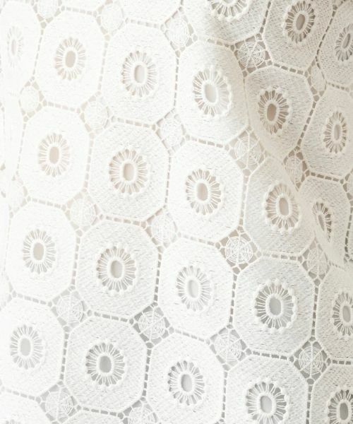 Leilian / レリアン シャツ・ブラウス | 幾何学柄レースブラウス | 詳細15