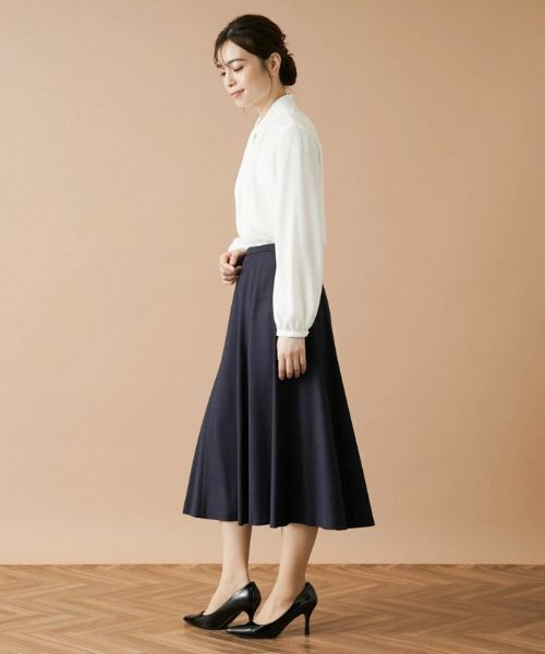 Leilian / レリアン ミニ・ひざ丈スカート | ミモレフレアスカート | 詳細5