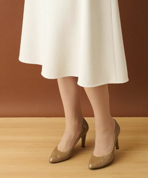 Leilian / レリアン ミニ・ひざ丈スカート | 二重織りフレアスカート | 詳細22