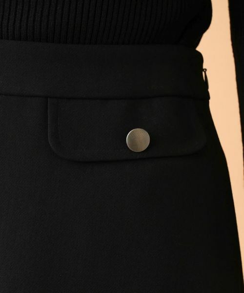 Leilian / レリアン ミニ・ひざ丈スカート | 二重織りフレアスカート | 詳細8