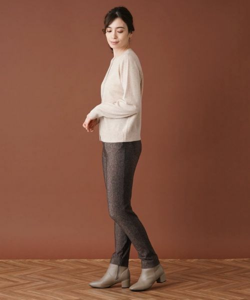 Leilian / レリアン その他パンツ | 【あったか素材】ヘリンボーン柄スキニーパンツ | 詳細2