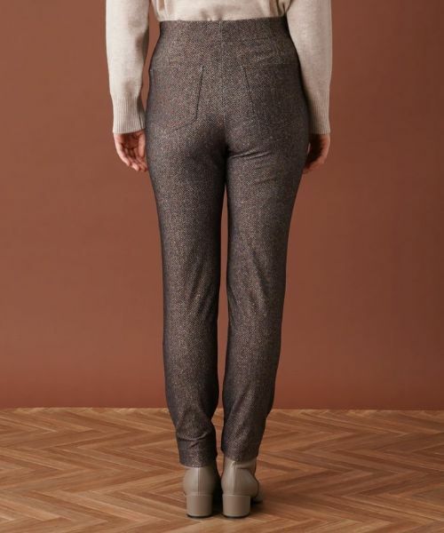 Leilian / レリアン その他パンツ | 【あったか素材】ヘリンボーン柄スキニーパンツ | 詳細6