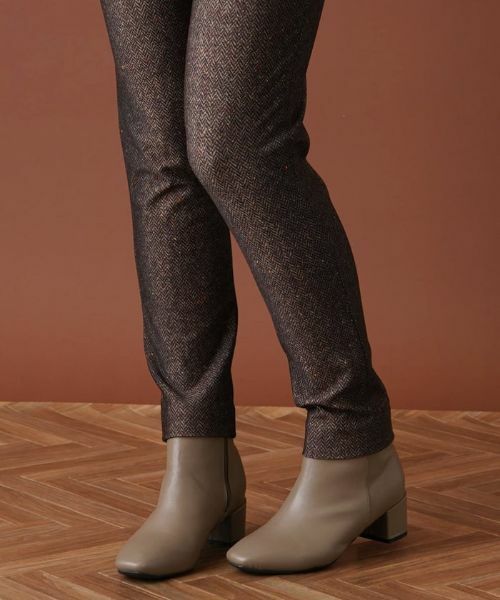 Leilian / レリアン その他パンツ | 【あったか素材】ヘリンボーン柄スキニーパンツ | 詳細9