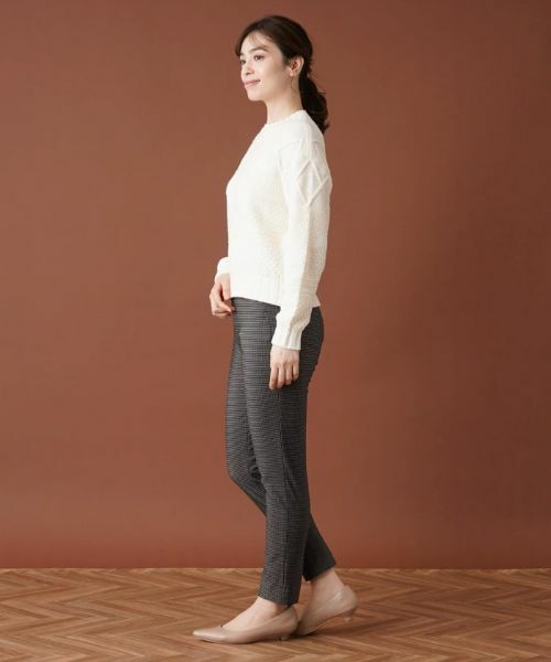 Leilian / レリアン その他パンツ | 【あったか素材】千鳥格子柄スキニーパンツ | 詳細2