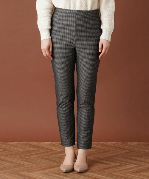 Leilian / レリアン その他パンツ | 【あったか素材】千鳥格子柄スキニーパンツ | 詳細4