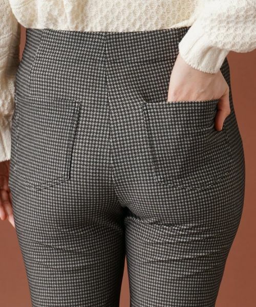 Leilian / レリアン その他パンツ | 【あったか素材】千鳥格子柄スキニーパンツ | 詳細8