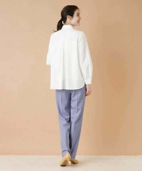 Leilian / レリアン シャツ・ブラウス | ピンタック切替ボウタイブラウス【ROCHAS Premiere】 | 詳細3