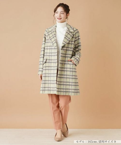 Leilian / レリアン その他アウター | チェックテーラードコート【ROCHAS Premiere】 | 詳細1