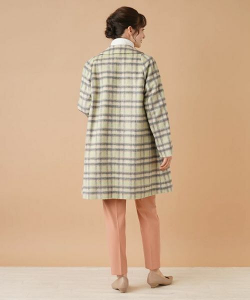 Leilian / レリアン その他アウター | チェックテーラードコート【ROCHAS Premiere】 | 詳細3