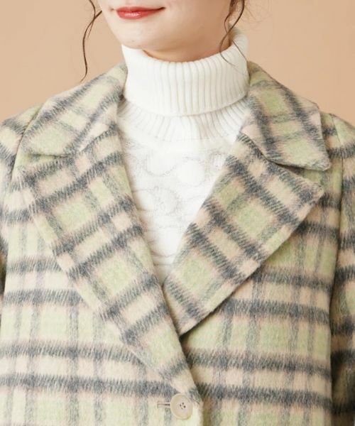 Leilian / レリアン その他アウター | チェックテーラードコート【ROCHAS Premiere】 | 詳細7