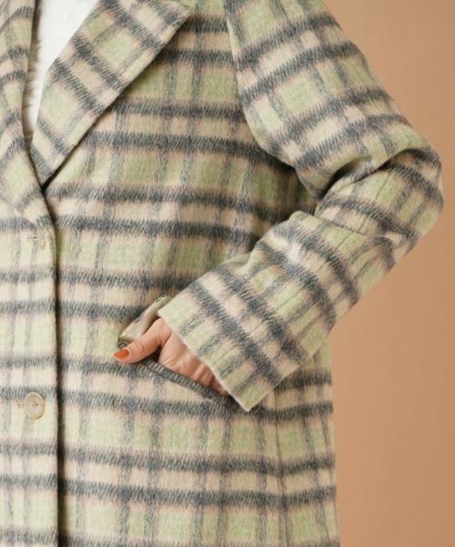 Leilian / レリアン その他アウター | チェックテーラードコート【ROCHAS Premiere】 | 詳細9