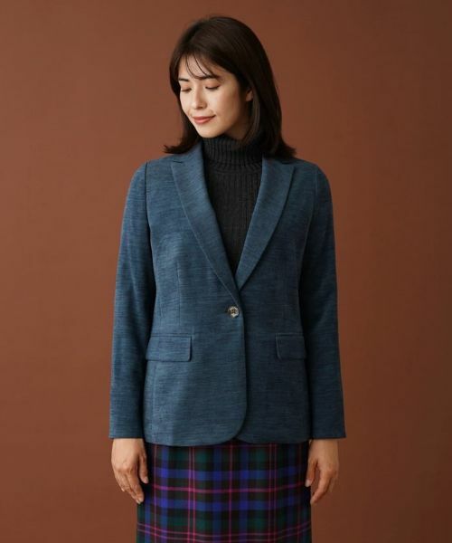Leilian / レリアン テーラードジャケット | 1つボタンブレザー【ROCHAS Premiere】 | 詳細4