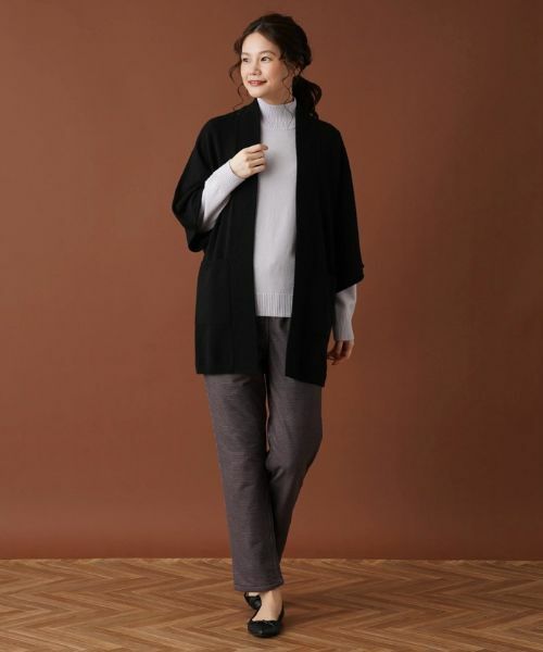 Leilian / レリアン テーラードジャケット | カシミヤドルマンニットカーディガン | 詳細13