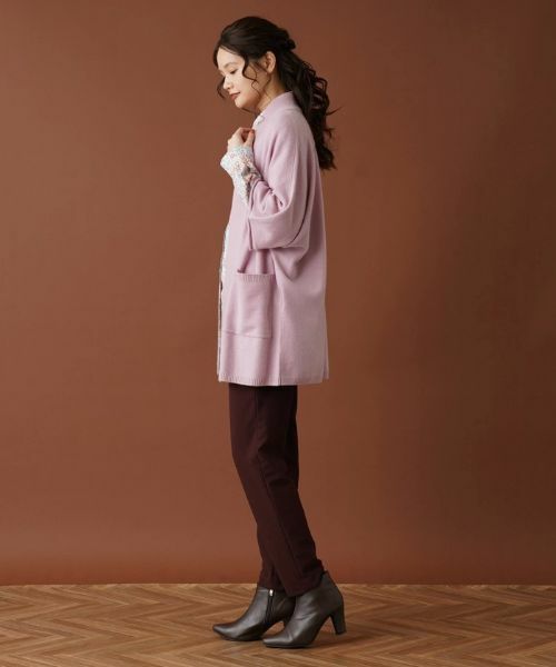 Leilian / レリアン テーラードジャケット | カシミヤドルマンニットカーディガン | 詳細2