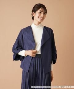 Leilian / レリアン テーラードジャケット | フェイクスエードジャケット